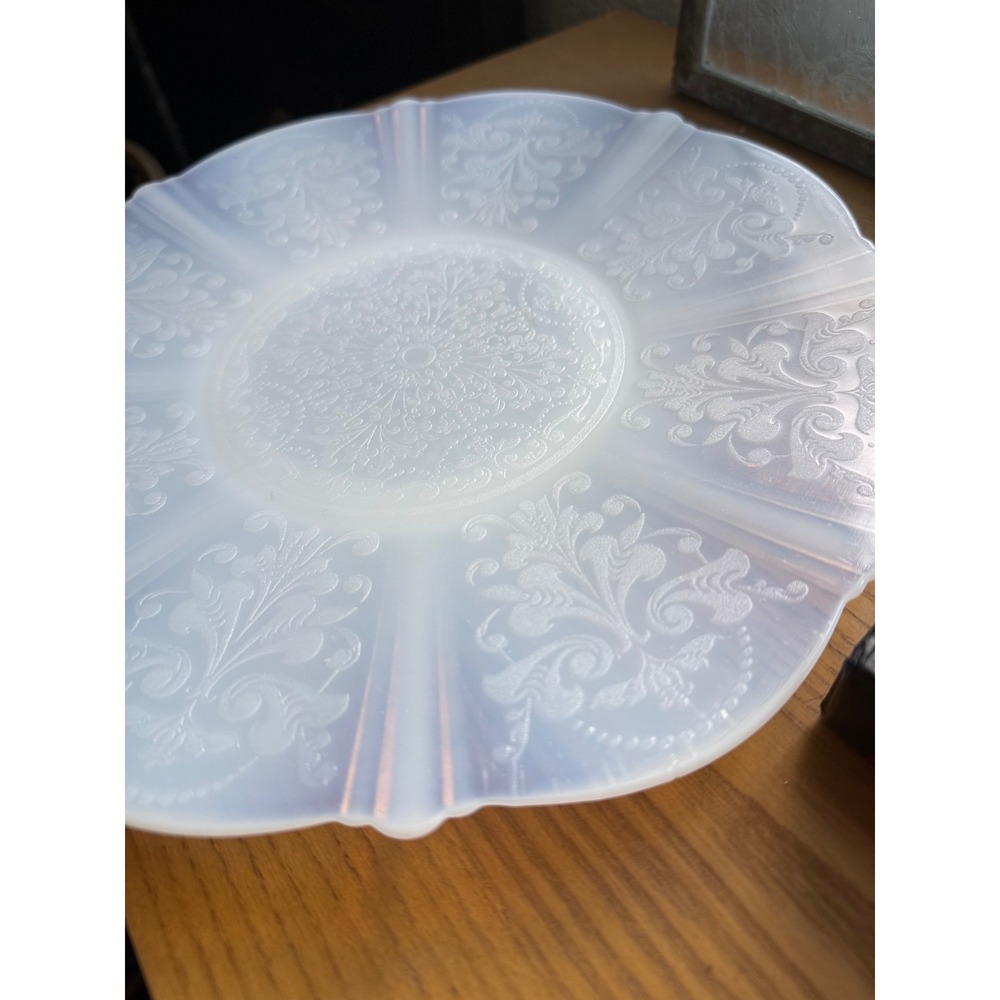 Vintage MacBeth-Evans Opalescence American Sweetheart Depression Plate 1930's